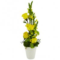 Hög dekoration - Blomsterdekorationer - Skicka blommor i %city%